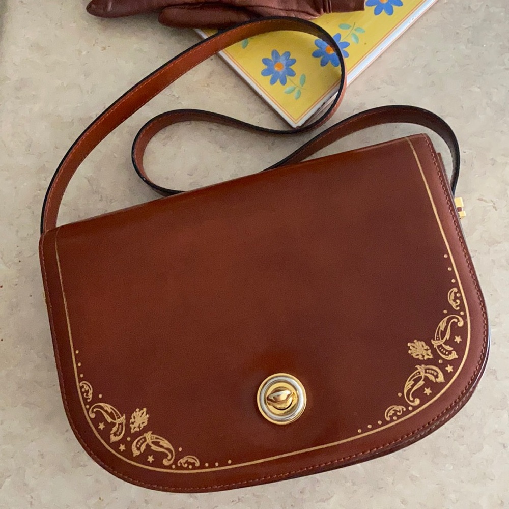 Vintage Leather Guild Italian leather purse